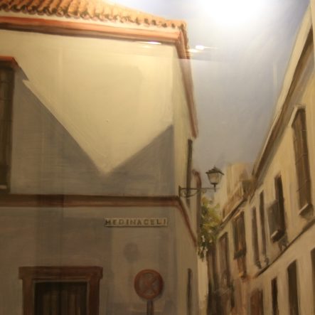 Cuadros de Ricardo Suárez en Restaurante Becerrita Sevilla