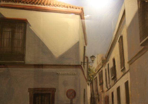 Cuadros de Ricardo Suárez en Restaurante Becerrita Sevilla