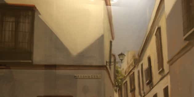 Cuadros de Ricardo Suárez en Restaurante Becerrita Sevilla