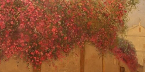Buganvilla, cuadro del pintor Mundi (Raimundo) Martín Iglesias
