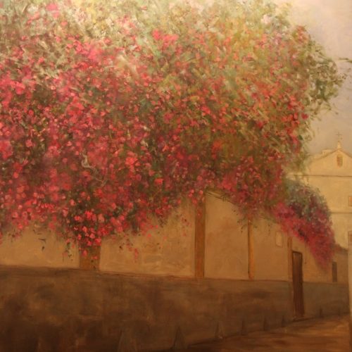 Buganvilla, cuadro del pintor Mundi (Raimundo) Martín Iglesias