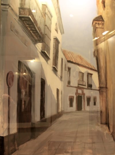 Obras del pintor Ricardo Suárez en Restaurante Becerrita