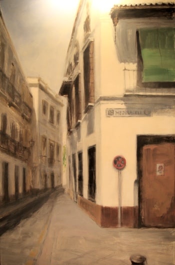 Obras del pintor Ricardo Suárez en Restaurante Becerrita