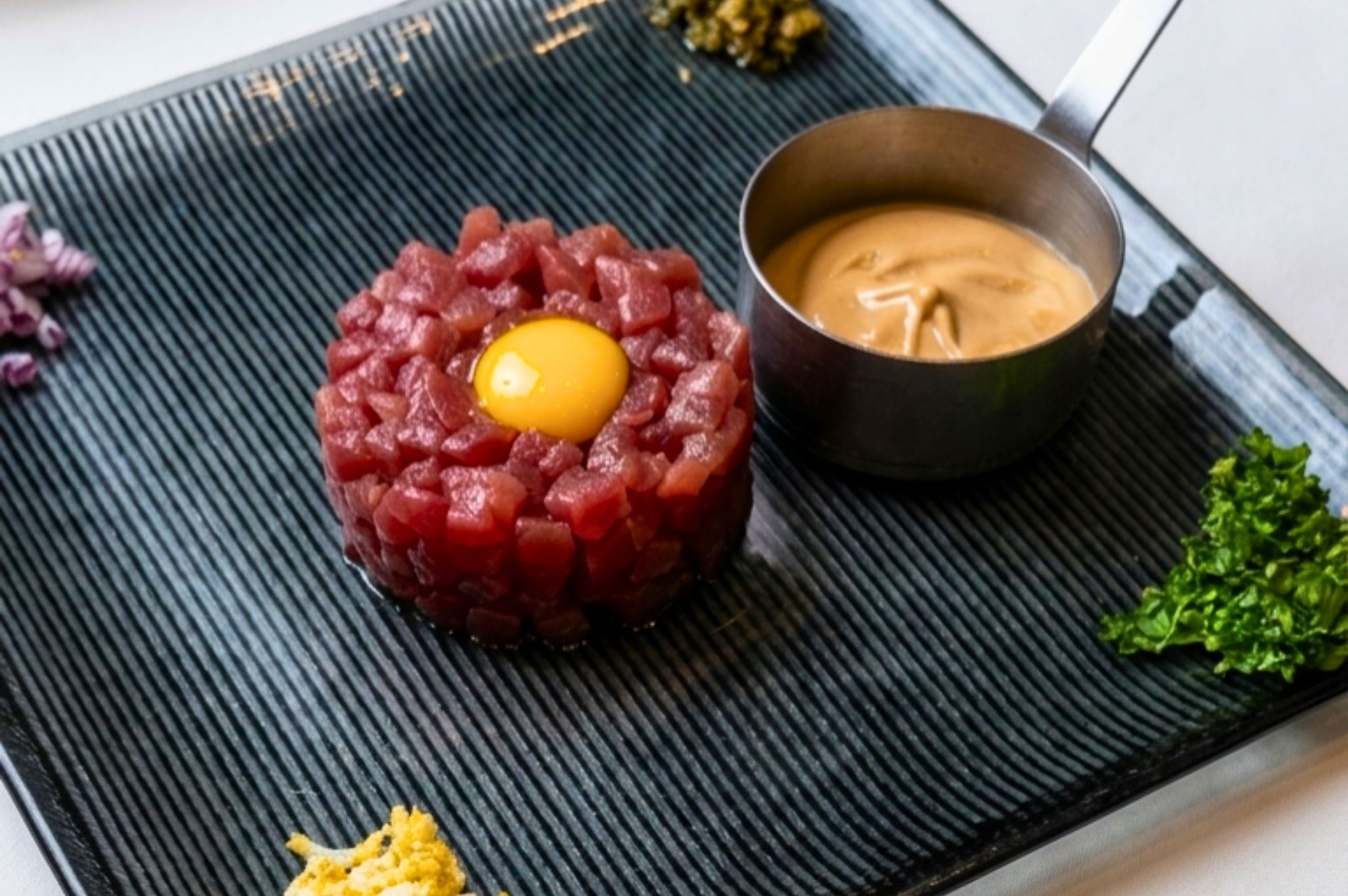 Tuna Tartar al Estilo del Steak Restaurante Becerrita Sevilla