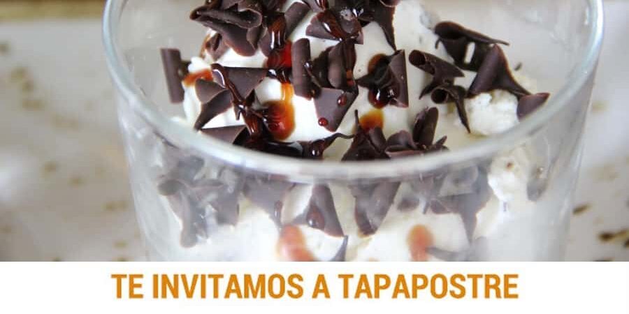 Verano en Restaurante Becerrita Sevilla 2017. Esta quincena invitamos a tapapostre de helado de nata con virutas de chocolate