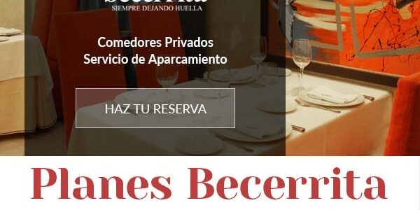 Planes Restaurante Becerrita Sevilla 2018